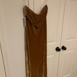 Petites Sylvania Velvet Dress- Small Petite